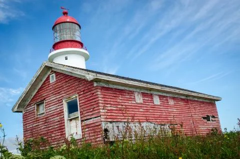 Cape Race Lighthouse Stock Photos