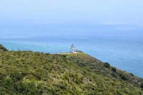 Cape Reinga Lighthouse Stock Photos