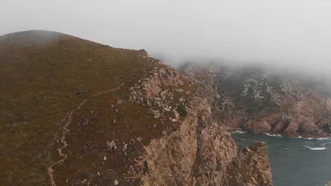 Cape Roca is a cape which forms the westernmost point of continental Europe. 库存影片 116709915