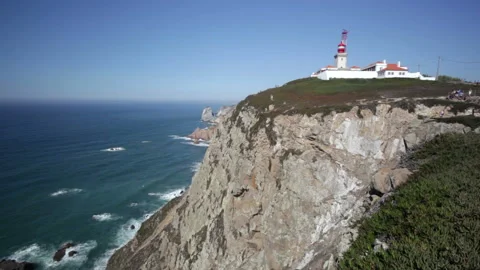Cape Roca in Portugal Video stock 93537722