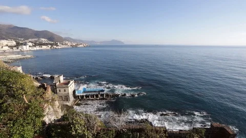The Cape of Santa Chiara view of the sea Stock Footage 101970697