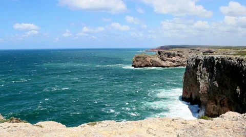 Cape sao vincente Video stock 31991048