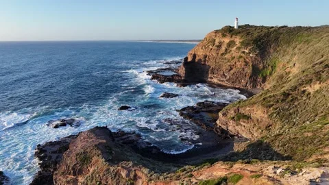 Cape Schanck Lighthouse, December 9, 2024 Stock Footage 295109429