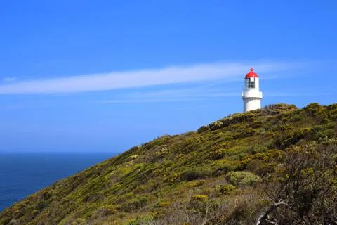 Cape Schanck lighthouse Stock Photos