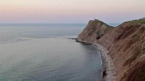 Cape in the sea 스톡 동영상 49077129