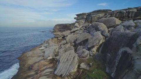 Cape Solandar Coastal Rocks Video stock 74367290