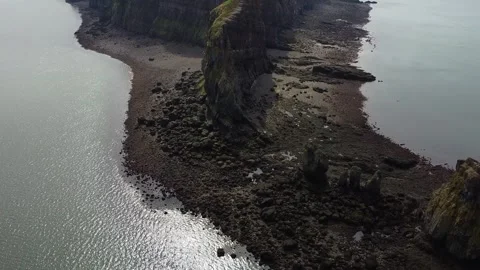 Cape Split Nova Scotia Drone footage Video stock 242891400