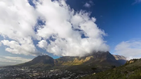Cape Town 0003 Table Mountain 20150713 CW Timelapse 4K Stock Footage 281725993