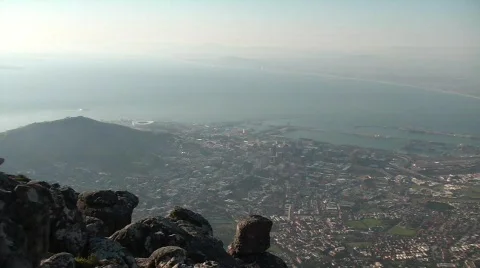 Cape Town aerial view Stock Footage 776743