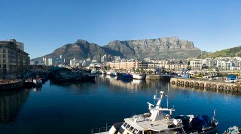 Cape town and table mountain Stock Photos