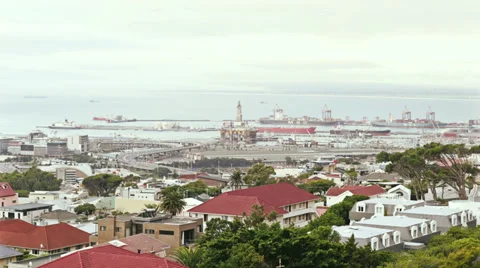 Cape Town City time-lapse Stock Footage 36220041