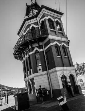 Cape Town clock tower Stock Photos