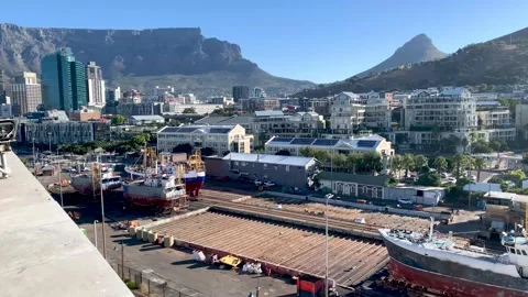 Cape Town Dry Docks Stock Footage 171613454