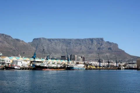 Cape town harbor Foto stock