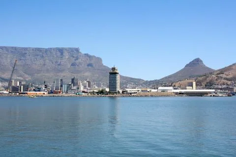 Cape town harbor Stock Photos