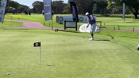Cape Town hosts one of the world's leading golf tournaments for disabled, Cape T Stock Footage 220693018
