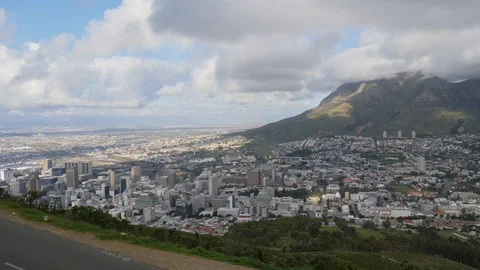 Cape Town Landscape Stock Footage 97689556