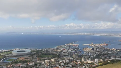 Cape Town Landscape Stock Footage 97690005