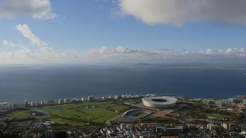 Cape Town Landscape Stock Footage 97690528
