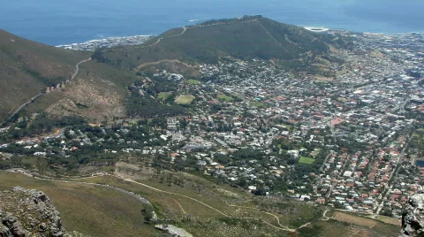 Cape Town pan Stock Footage 605661