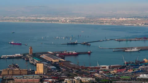 Cape Town Regatta Time-lapse Stock Footage 281054492