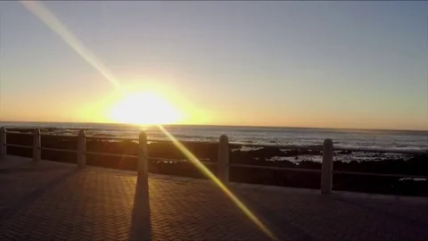 Cape Town Sea Point Sunset Timelapse Stock Footage 79105559