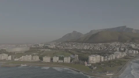 Cape Town stadium with table mountain in the back ground Stock Footage 318069767