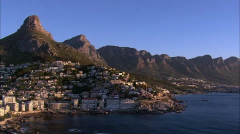 Cape Town At Sunset Stock Footage 65435279