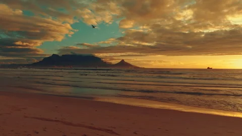 Cape Town Sunset Stock Footage 283491502