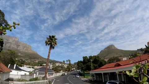 Cape Town, with table mountain and lions head. Video stock 143233826
