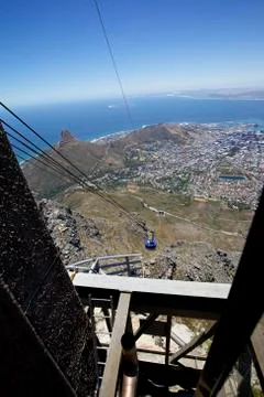 Cape town, table mountain Stock Photos