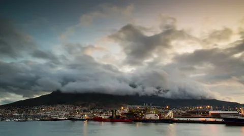 Cape town time lapse  Stock Footage 61956010