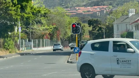 Cape Town Traffic interchange Stock Footage 346004818