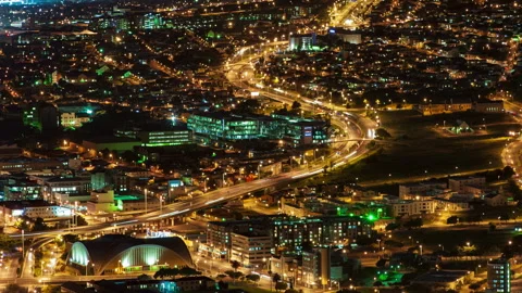 Cape Town Traffic Time-lapse Stock Footage 279656596
