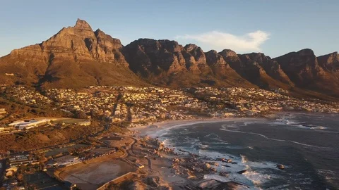 Cape Town Twelve Apostles Stock Footage