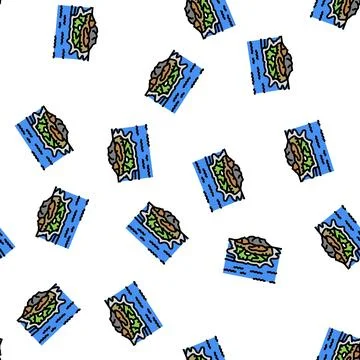 Cape town vector seamless pattern Illustrazione stock