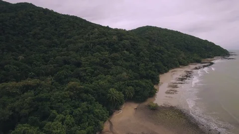 Cape Tribulation Beach Stock Footage 90069514