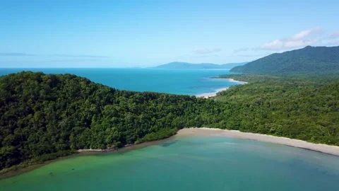 Cape Tribulation Drone Video Stock Footage 157195782