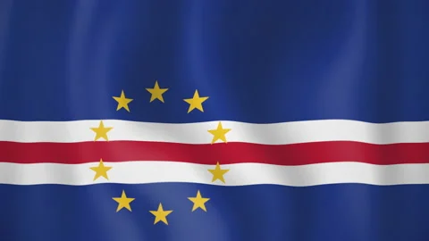 Cape Verde animated flag. Seamless loop. 4K Stock Footage 145432729