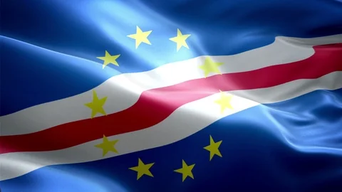 Cape Verde Flag Stock Footage 116408693