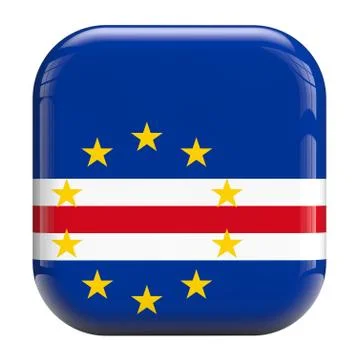 Cape verde flag icon image Stock Illustration