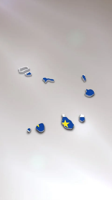 Cape Verde Flag on Map Stock Footage 278172800