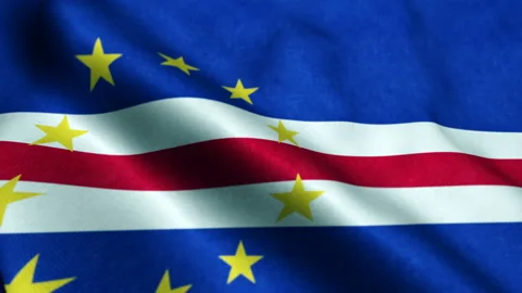 Cape Verde Flag - Seamless Looping Видео 210598937