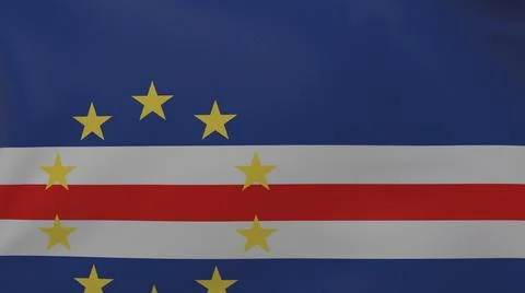 Cape Verde flag texture Stock Illustration