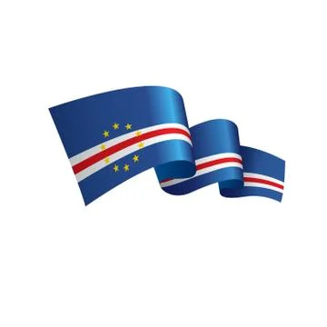 Cape Verde flag, vector illustration Stock Illustration
