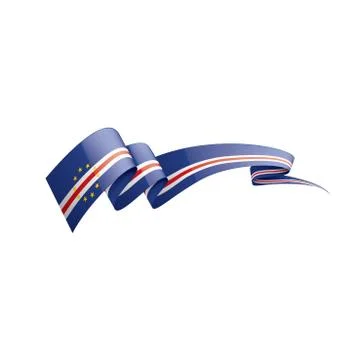 Cape Verde flag, vector illustration on a white background Stock Illustration