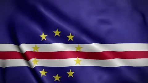 Cape Verde waving flag, 4k Cape Verdean Flag Waving Animation Vidéo 263801566