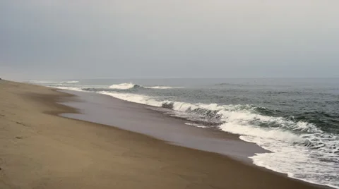 Cape waves on national seashore Video stock 40669070
