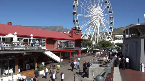 The Cape Wheel and Table Mountain Stock Footage 39301795