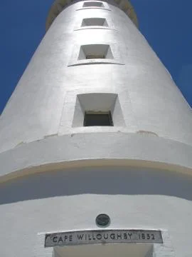 Cape Willoughby lighthouse Stock Photos